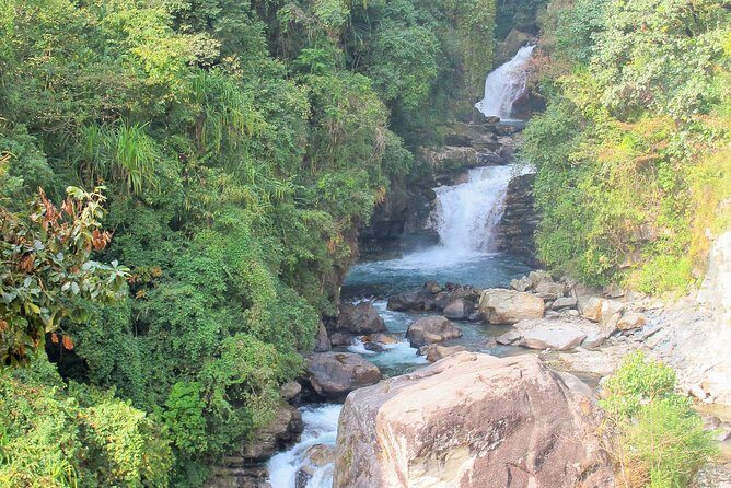 4-Day Private Poon Hill Trekking Tour - Ghorepani Day Two: Rhododendrons, Waterfalls, and Quieter Steps