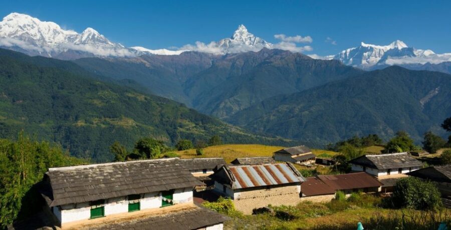 Day Hike at Annapurna Foothills - Down to Phedi: Terraces, Forest Switchbacks, and a Smooth Finish