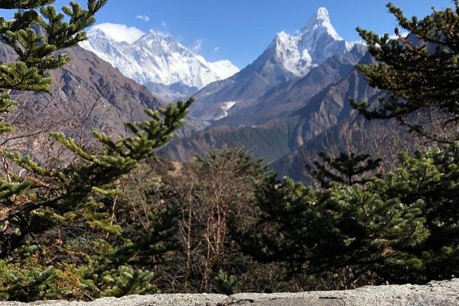 Everest Base Camp Helicopter Tour landing at Everest View Hotel. - From Kathmandu to the Everest region: what you see on the way up
