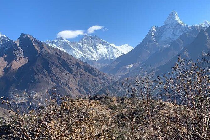Everest Base Camp Helicopter Tour landing at Everest View Hotel. - The highlight segment: flight time around Base Camp and Kalapathar