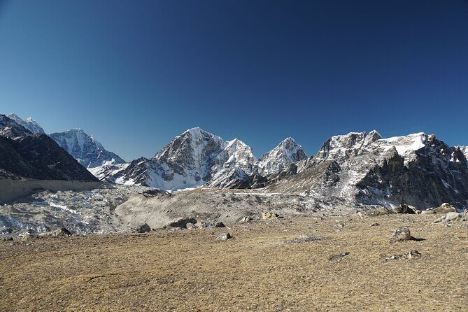 Everest Base Camp Helicopter Tour landing at Everest View Hotel. - Stop at the Everest Base Camp Trail: a taste without the trek