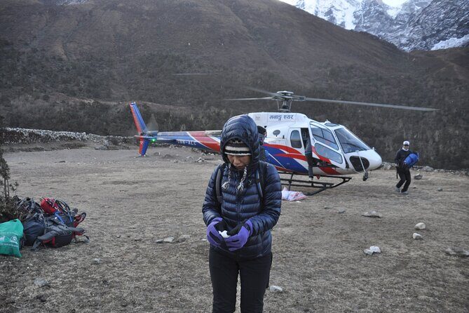 Everest Base Camp Helicopter Tour landing at Hotel Everest View - Hotel Everest View Landing: Your Optional Breakfast Stop