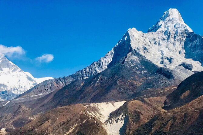Everest Base camp Trek-12 days - Everest View Hotel acclimatization: Khunde and Khumjung with Ama Dablam frames