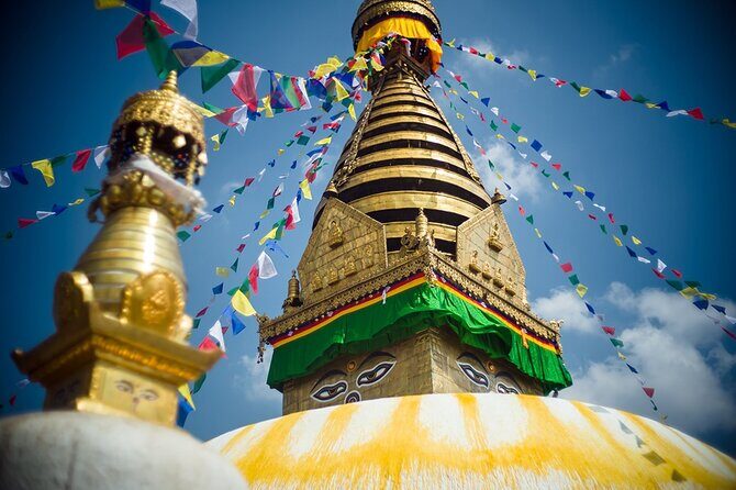 Full Day Private Tour of Seven World Heritage Sites in Kathmandu - Swayambhunath and Kathmandu Durbar Square: monkeys, stupa, and royal power