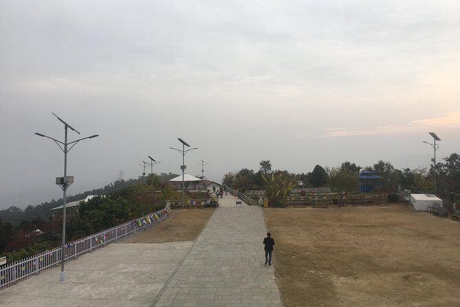 Guided Tour to explore the entire Pokhara City - World Peace Pagoda: panoramic payoff on a hilltop