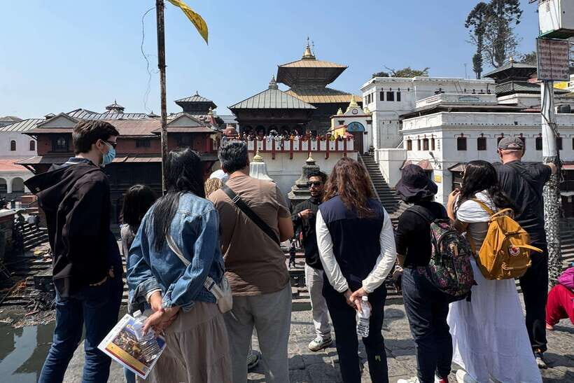 Kathmandu: Top 4 UNESCO Tour with Lunch - Private/Group - Swayambhunath, the Monkey Temple: views plus quiet spiritual focus