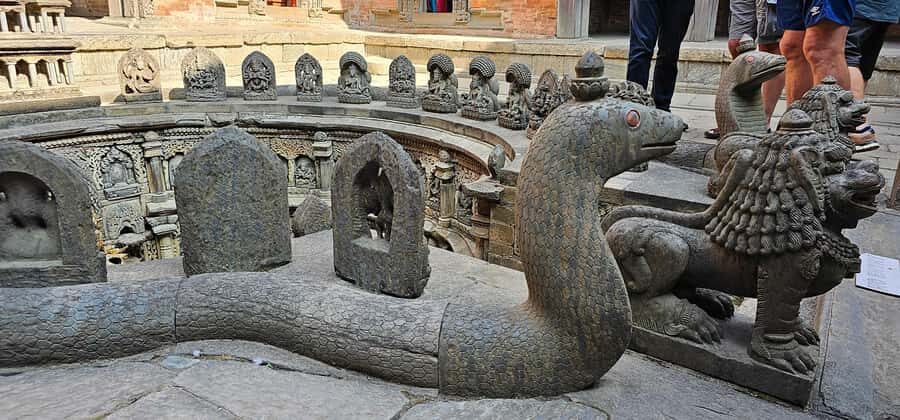 Patan and Bhaktapur City Full Day Tour - The octagonal good-luck temple idea