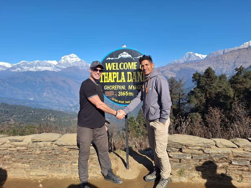 Pokhara: 4-Day Beautiful Ghorepani Poon Hill & Ghandruk Trek - Day 2: stone steps to Ghorepani and the Annapurna–Fishtail show