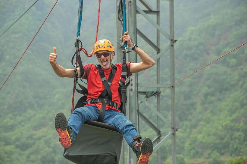 Pokhara: Experience The World's Steepest Zipline - The Launch Area: Security, Briefing, and Harness Choice
