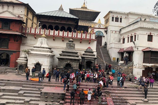 Private tour of Major highlights of Kathmandu top rated places - Stop 2: Swayambhunath on the hill (and yes, the monkeys)
