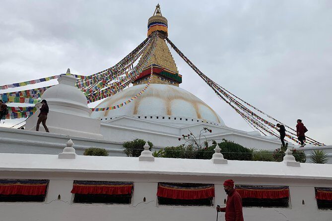 Private tour of Major highlights of Kathmandu top rated places - Stop 3: Boudhanath’s Tibetan Buddhist draw