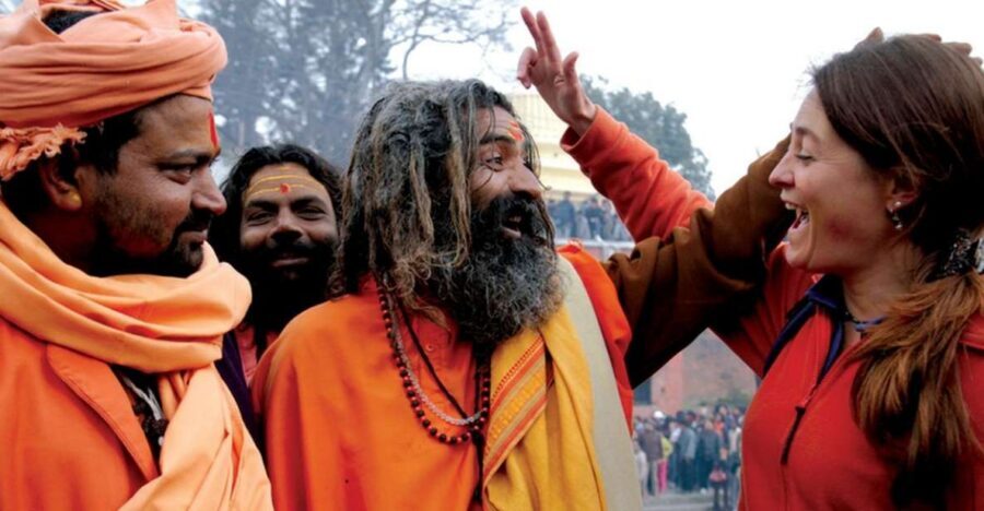 Spiritual Nepal: Expert insight into Multifaith Journey - Pashupatinath Temple: Sadhus, the Bagmati River, and Arati