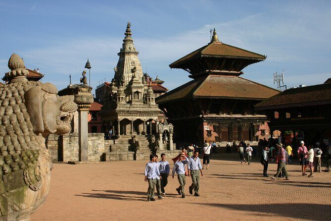 TOP 4 UNESCO World Heritage Sites Tour - Swayambhunath Monkey Temple: the hilltop view plus the painted eyes
