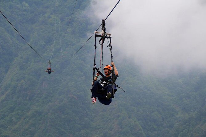 ZipFlyer Nepal - The World's Steepest Zip-line - The Ride Profile: Length, Height, and What Those Speeds Mean
